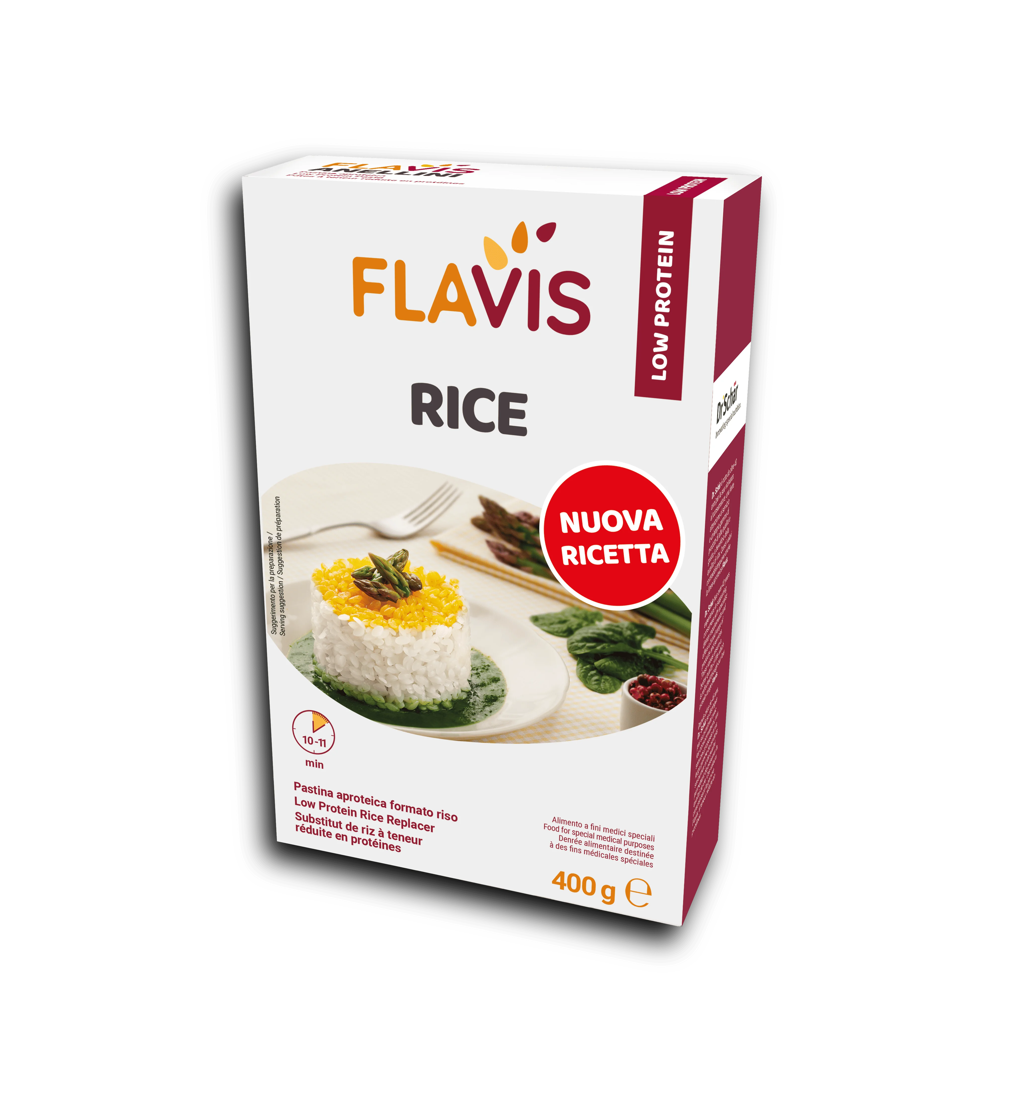 Flavis Rice 400G Ricco in Fibre