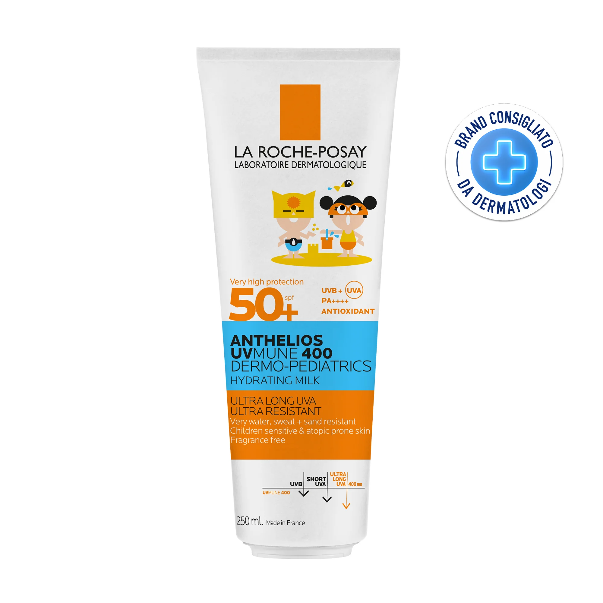 La Roche Posay Anthelios Latte Uvmune Bambini Spf50+ 250 ml Latte solare protettivo