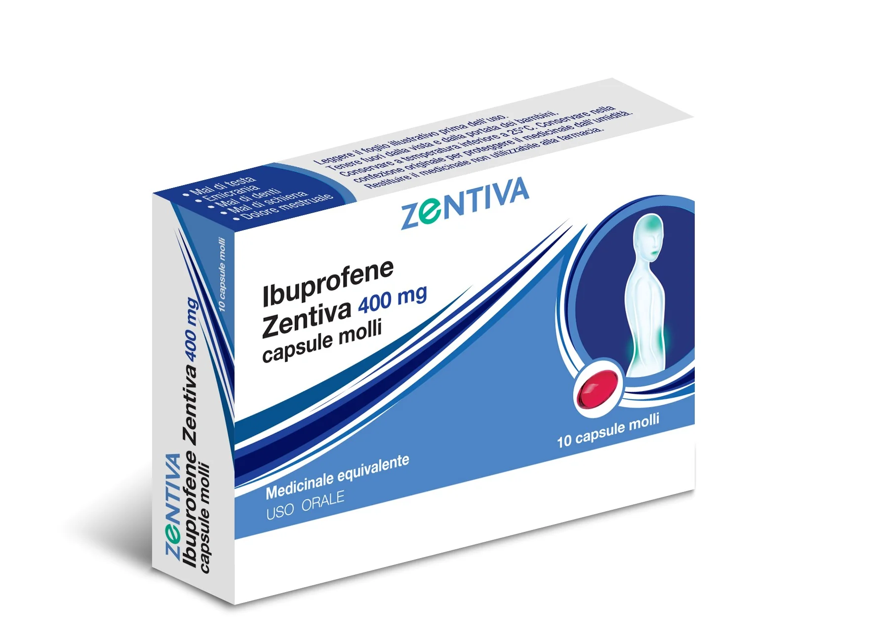 Ibuprofene 10 Cps Molli 400 Mg