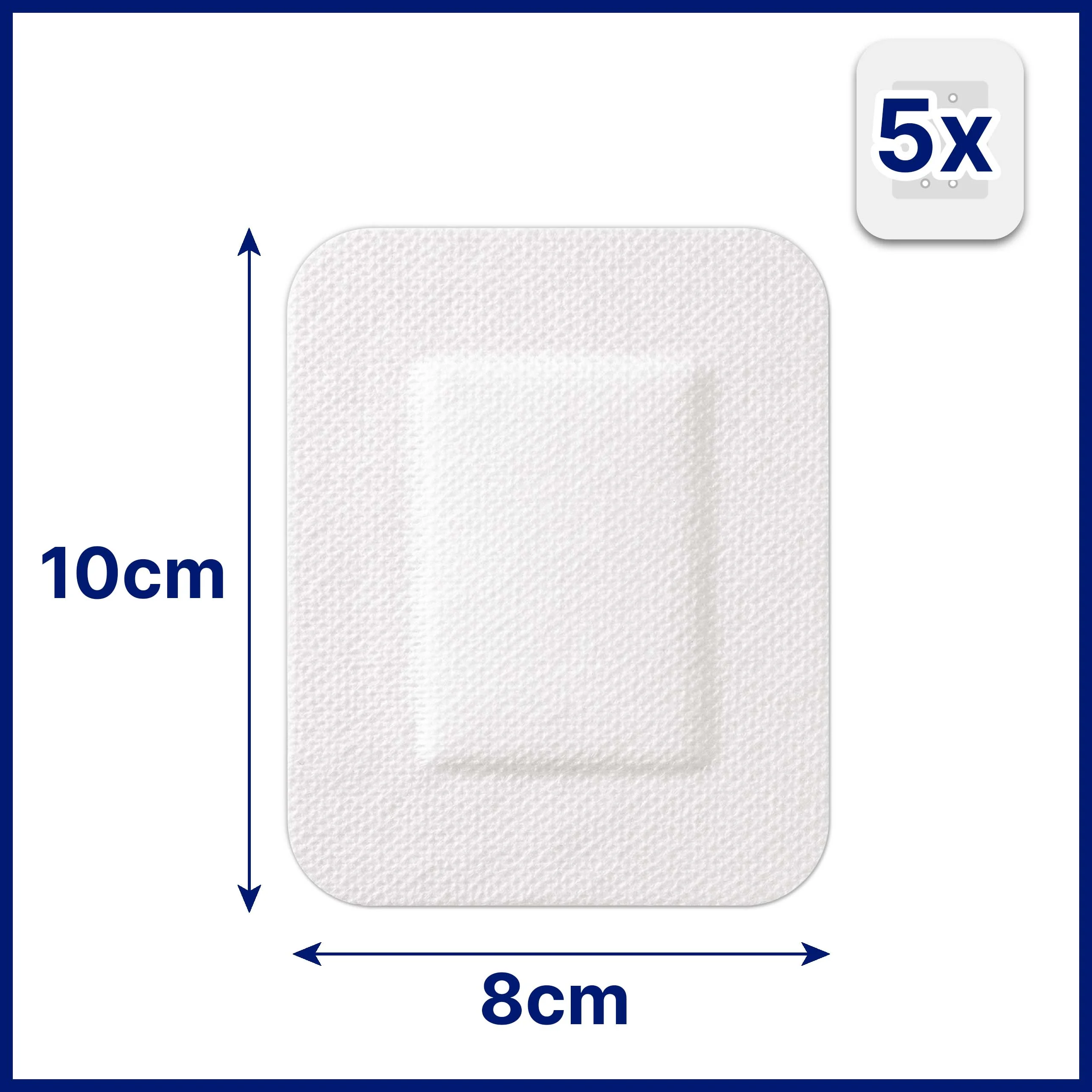 Hansaplast Cerotti Sensitive XXL 5 Pezzi Medicazione