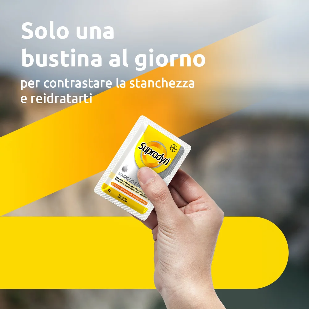 Supradyn Magnesio e Potassio Integratore 14 Bustine Vitamine e Minerali