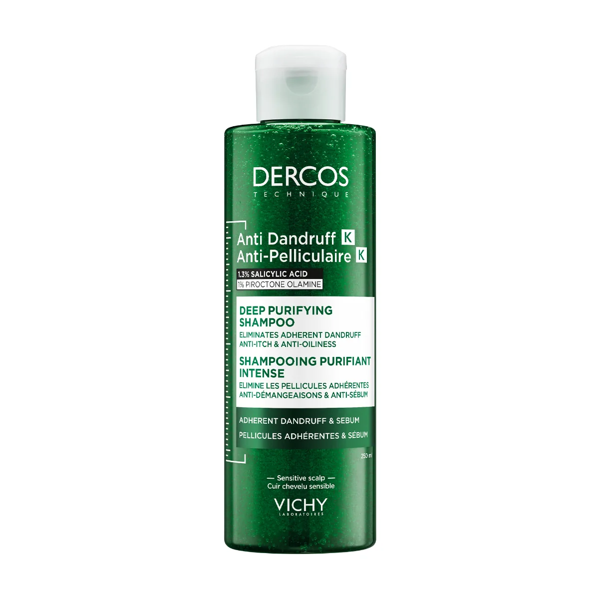 Vichy Dercos Antiforfora K Shampoo Purificante Intensivo 250 ml Trattamento antiforfora