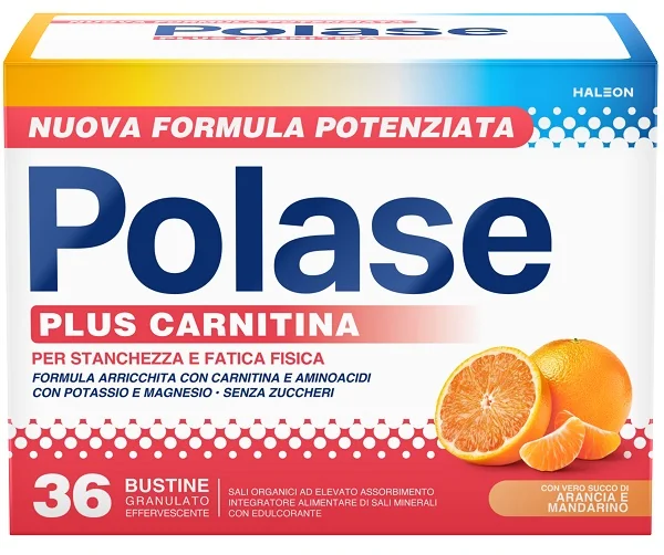 Polase Plus Carnitina 36 Bustine Stanchezza e Affaticamento