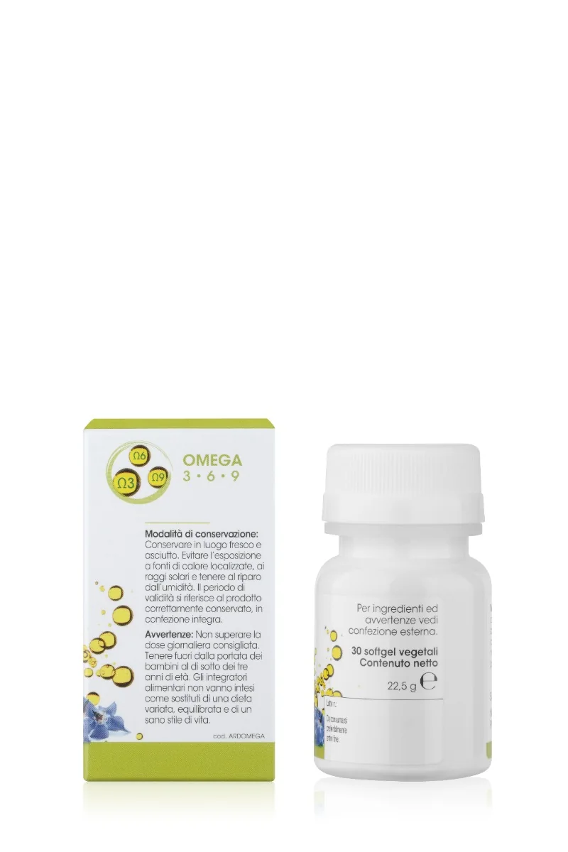 Armores Natura Omega 3-6-9 Integratore 30 Capsule Vegetali Softgel Acidi Grassi Essenziali