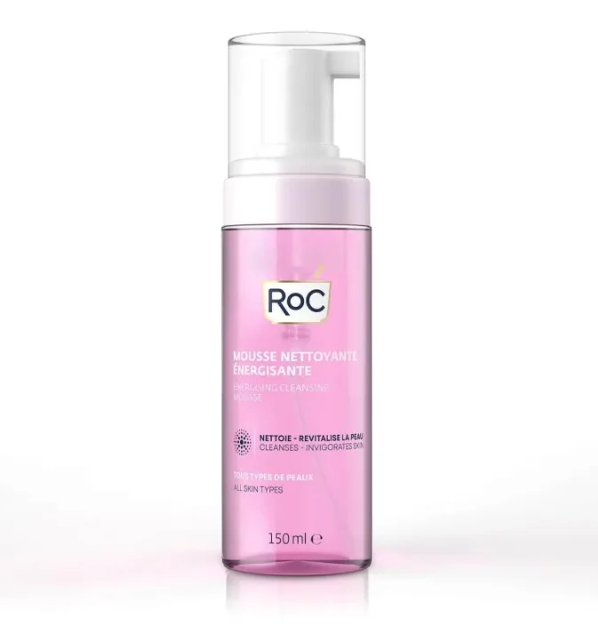 RoC Cleansers Mousse Detergente Energizzante Viso 150 ml Elimina Le Impurità