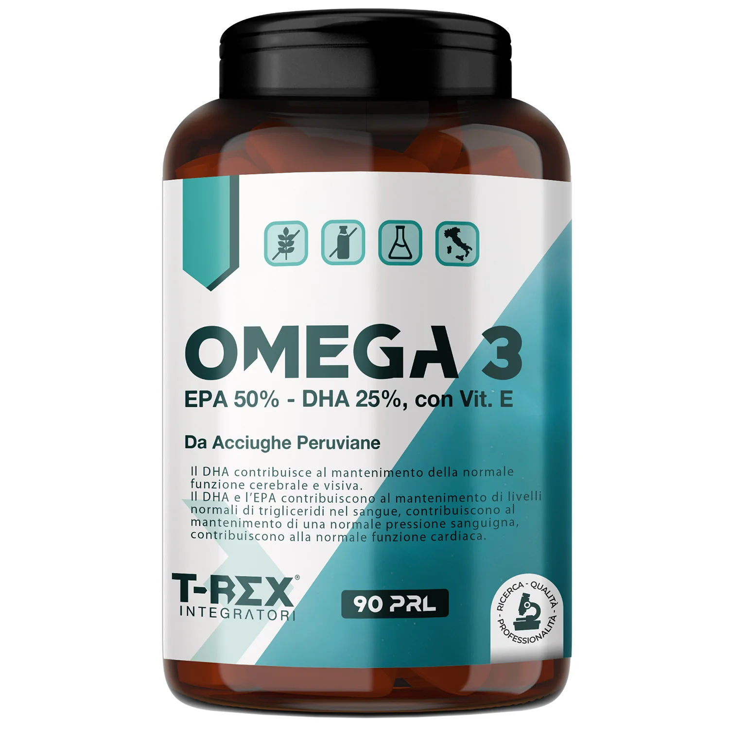 T-Rex Omega 3 90Prl Senza Glutine