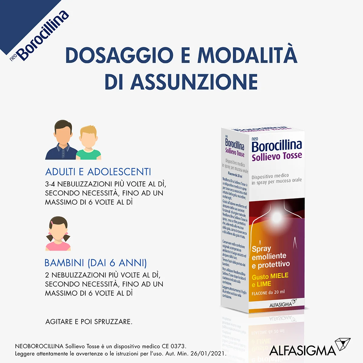 Neoborocillina Sollievo Tosse Spray Emolliente e Protettivo 20 ml