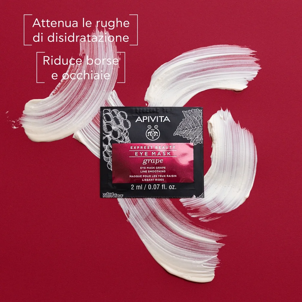 Apivita Express Eye Grape 2 X 2 Ml Maschera Occhi Liftante