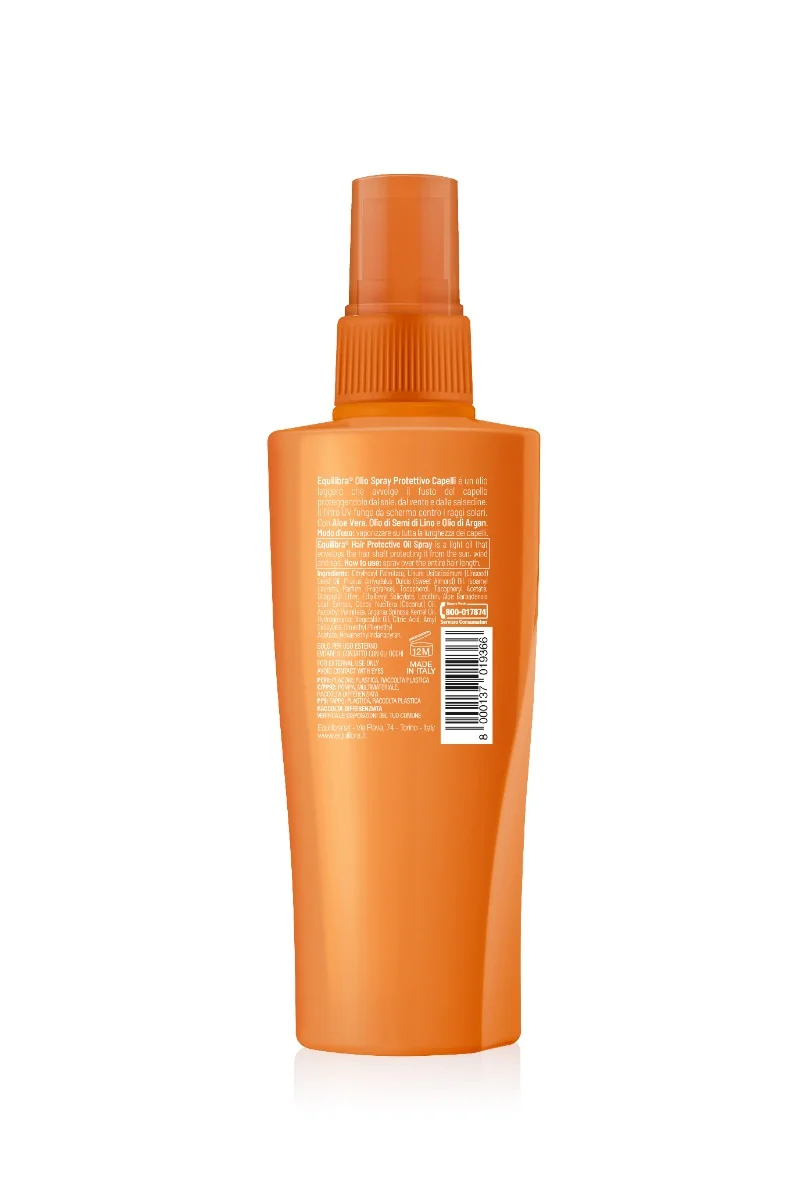 Equilibra Olio Spray Protettivo Capelli 100 ml Tutti i Tipi di Capelli