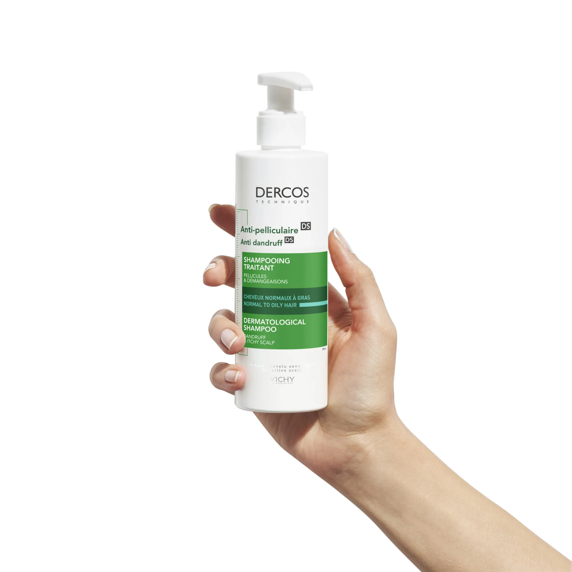 Vichy Dercos Technique 390 ml Shampoo Antiforfora per Capelli Normali e Grassi