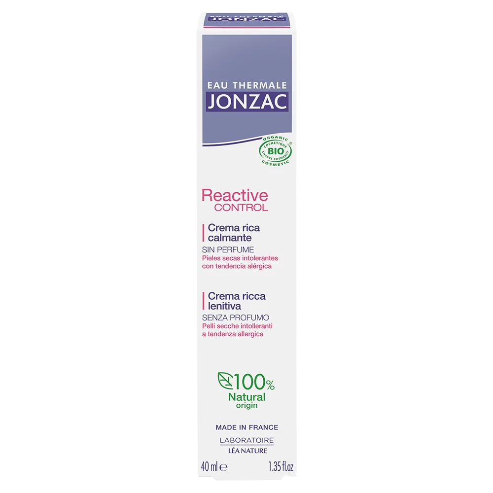 Jonzac Crema Ricca Alta Tolleranza Reactive 40 Ml Pelli Intolleranti a Tendenza Allergica