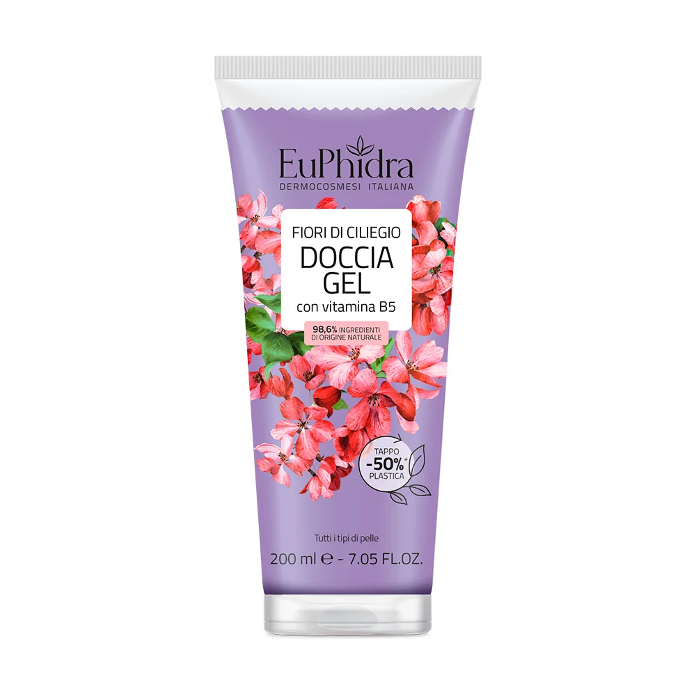 EuPhidra Doccia Gel Fiori Ciliegio 200 ml Detergente Delicato