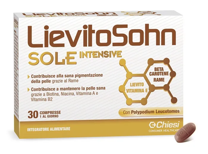 LievitoSohn Sole Intensive Integratore Per l'Abbronzatura 30 Compresse