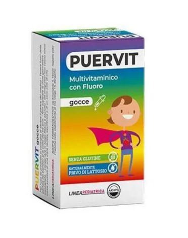 Puervit Gocce Orali Integratore Multivitaminico 12 ml