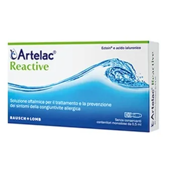Artelac Reactive Soluzione Oftalmica 20 Flaconcini Monodose Congiuntivite Allergica