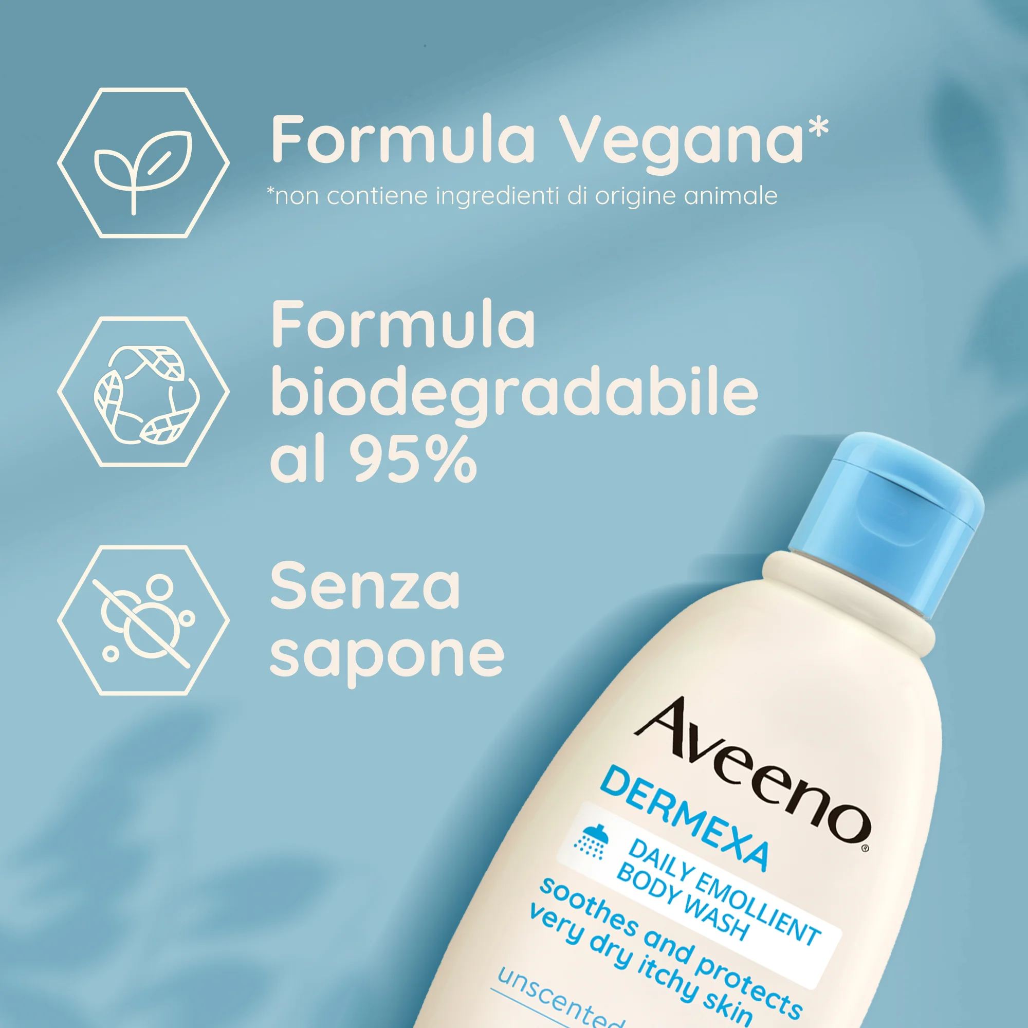Aveeno Dermexa Bagno Doccia 300 ml Emolliente