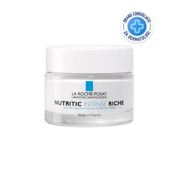La Roche Posay Nutritic Intense Riche Crema Nutri-Ricostituente Vaso 50 ml Pelle sensibile e secca