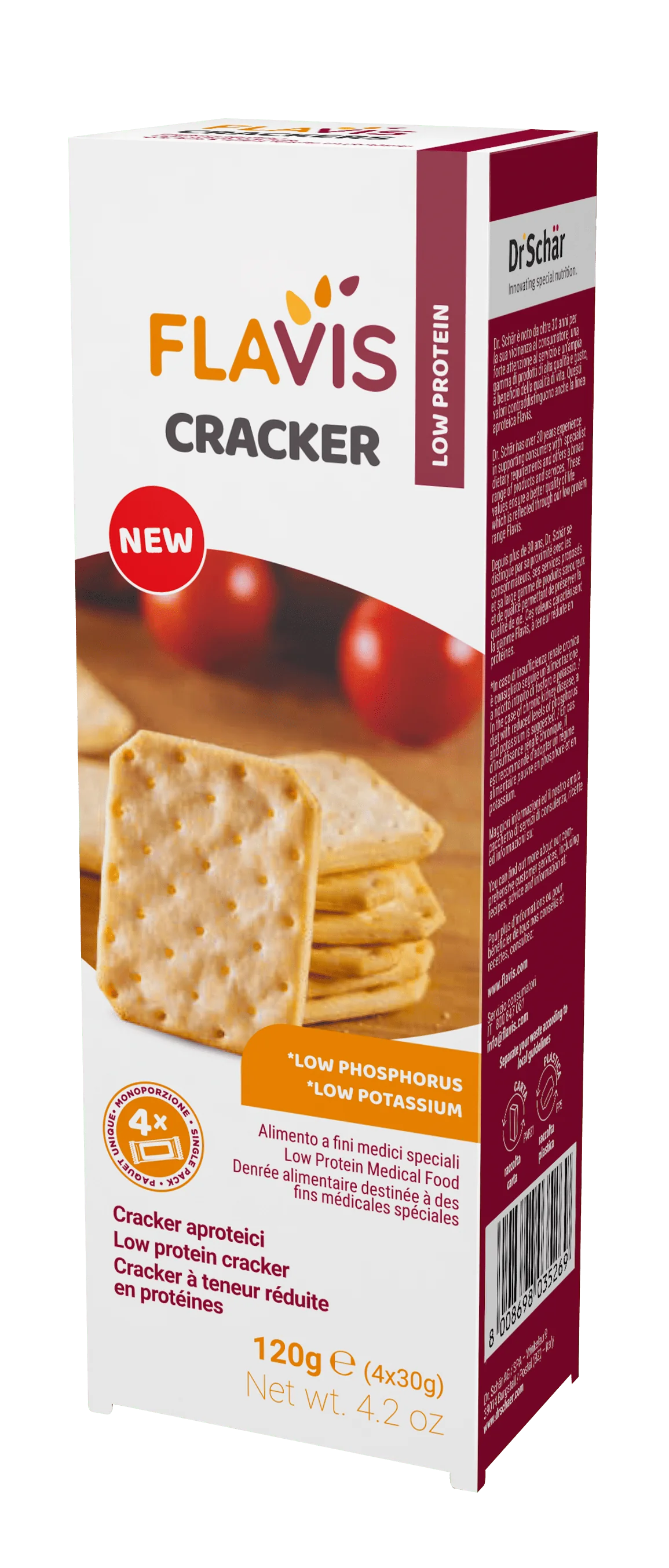 Flavis Cracker 4X30 G