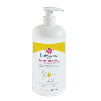 Babygella Prebiotic Bagno 250 ml Detersione Quotidiana dei più Piccoli