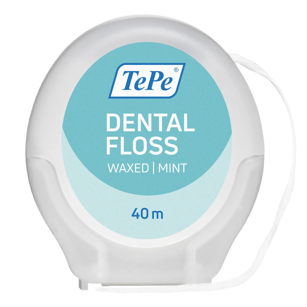 TePe Dental Floss Filo Interdentale 40 M Sapore Menta Fresca