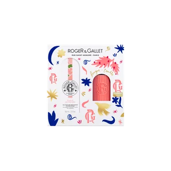 Roger & Gallet Set Noel Fleur De Figuier Bougie Acqua profumata + Candela