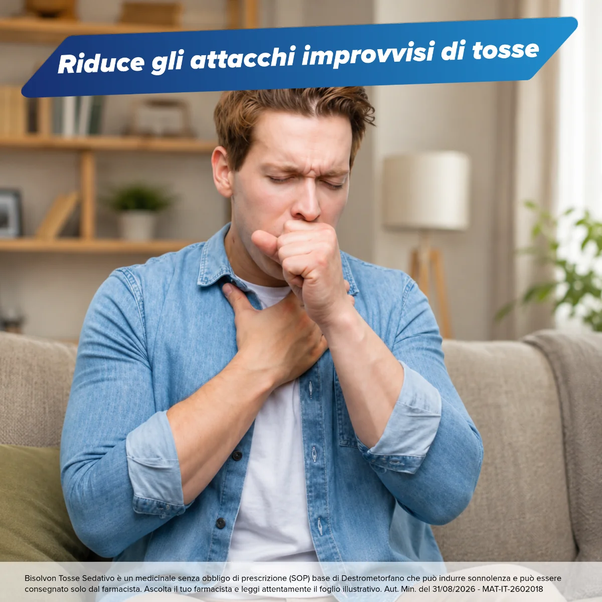 Bisolvon Tosse Sedativo 10,5 mg 20 Pastiglie Gommose Calma la Tosse