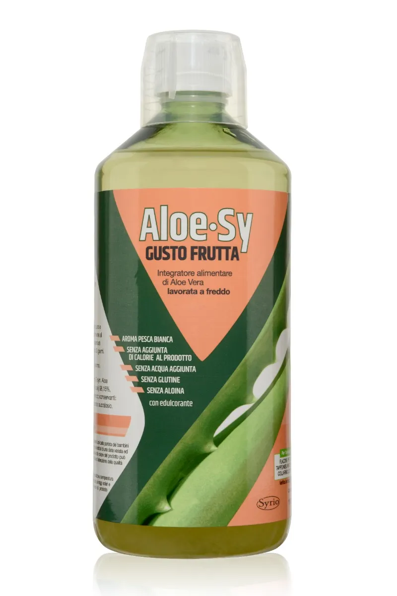 Aloe-Sy Gusto Frutta 1000 ml Funzione Digestiva e Regolarità Intestinale