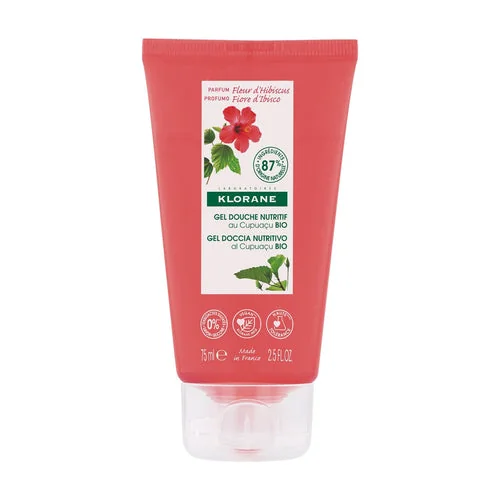 Klorane Gel Doccia Nutritivo Profumo Di Fiore D'Ibisco 75 ml Emolliente e idratante