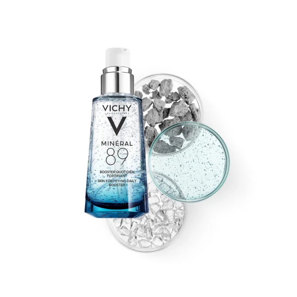 Vichy Minéral 89, 50 Ml Booster quotidiano fortificante e rimpolpante con acido ialuronico
