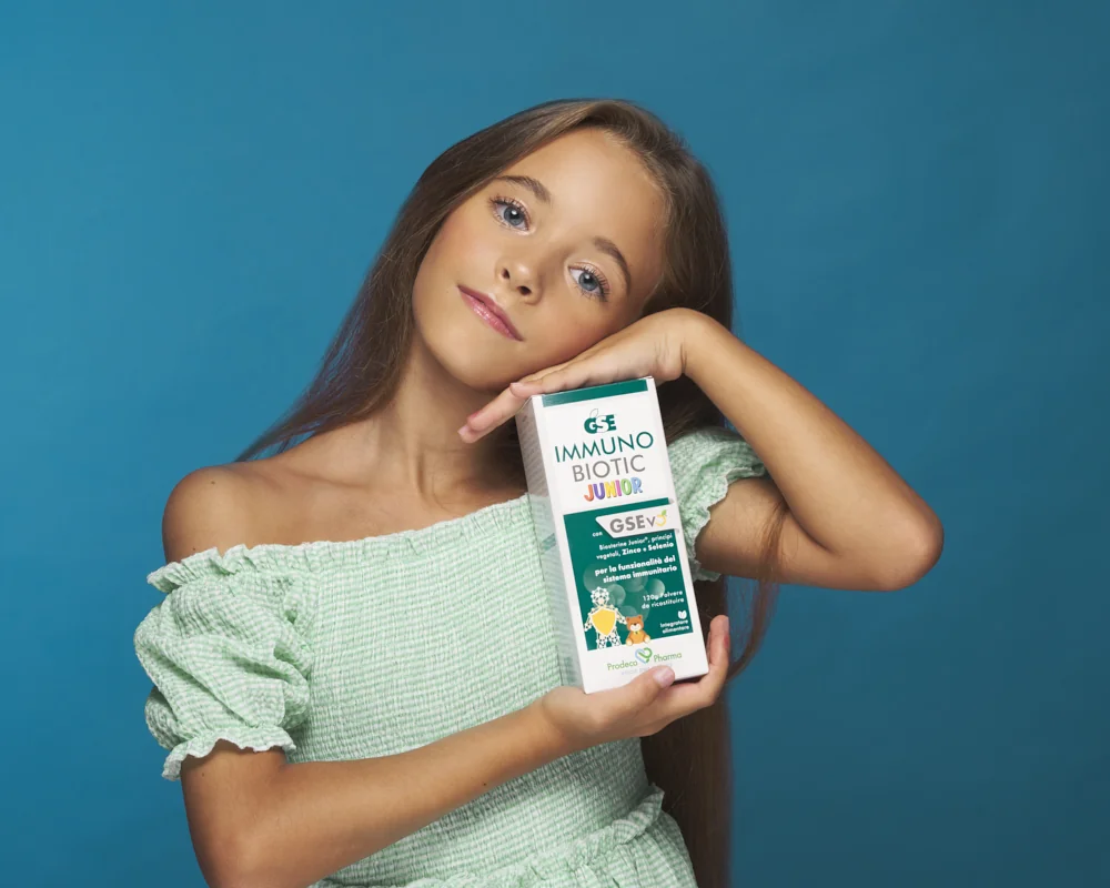 Gse Immunobiotic Junior Polvere 120 Gr favorisce l’equilibrio fisiologico