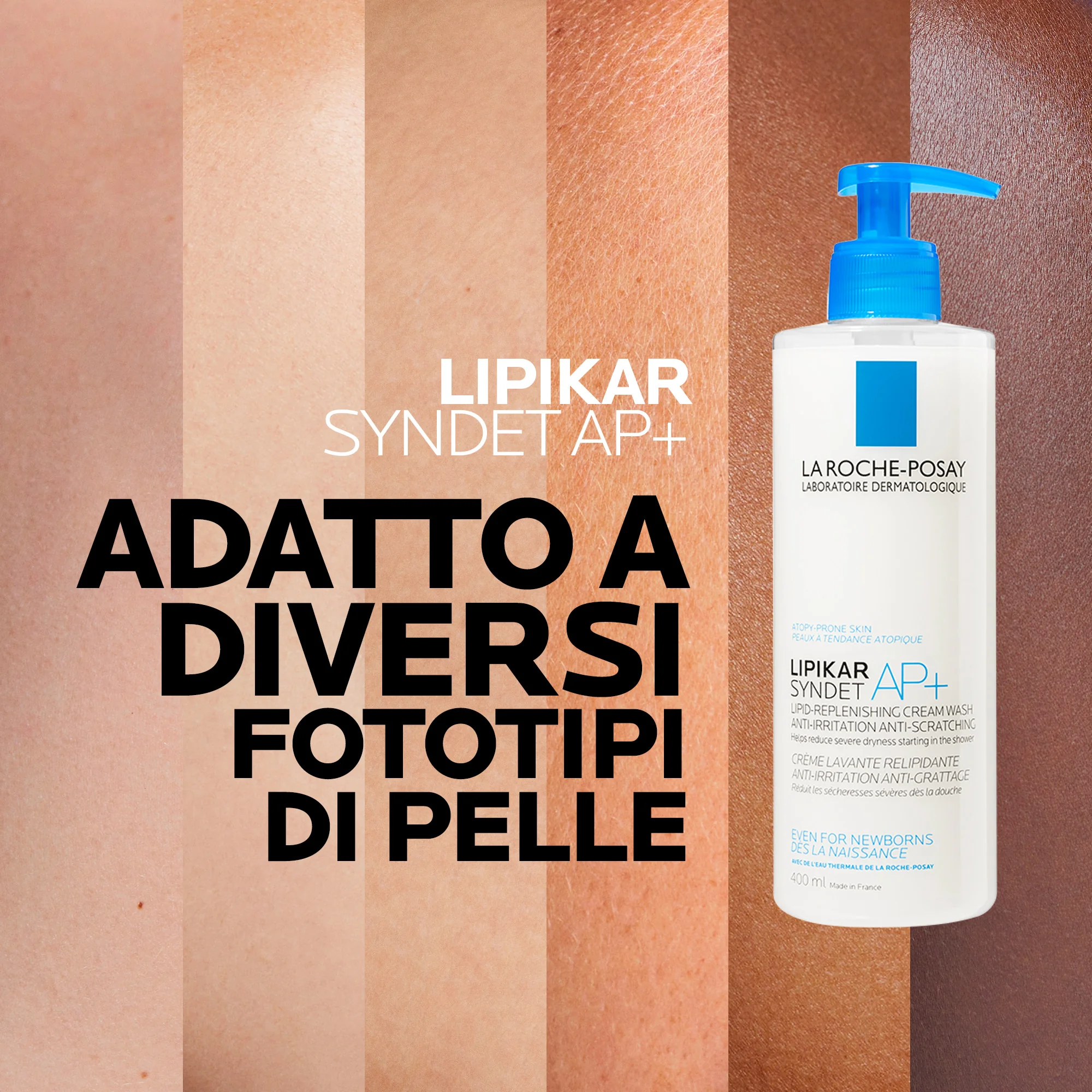 La Roche Posay Lipikar Syndet AP+ 400 Ml Detergente Idratante