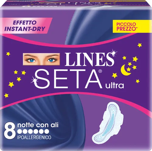 Lines Seta Ultra Notte 8 Pezzi