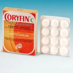 Coryfin C Senza Zucchero Caramelle Agli Agrumi Integratore 24 Pezzi