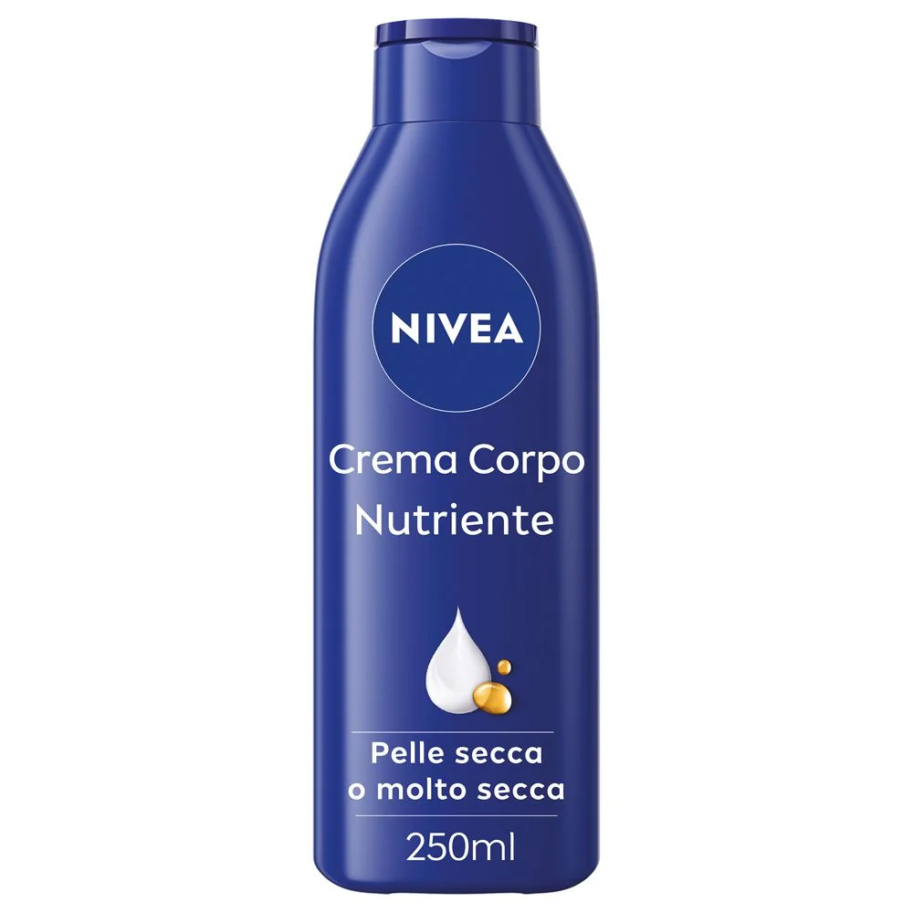 Nivea Body Crema Corpo Nutriente 250 ml Pelle Secca o Molto Secca