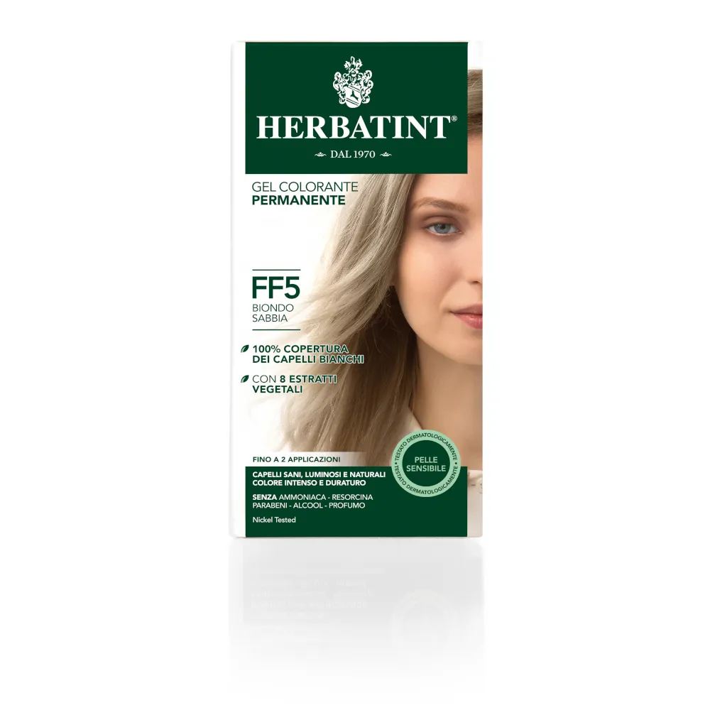 Herbatint Gel Colorante Permanente Flash FF5 Biondo Sabbia 150 ml 
