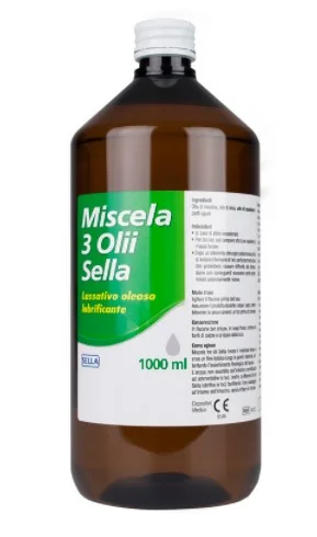 Miscela 3 Olii Integratore Lassativo Emolliente 1000 ml