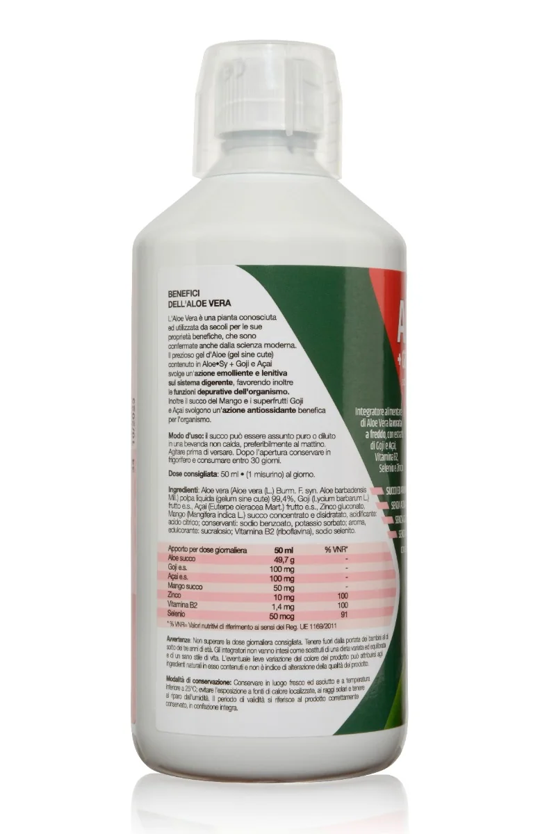 Aloe Sy Goji Acai 1 L Funzione Digestiva e Regolarità Intestinale