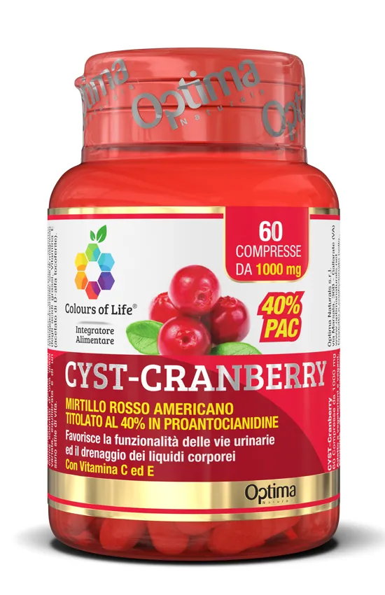 Optima Colours of Life Cyst-Cranberry  60 Compresse