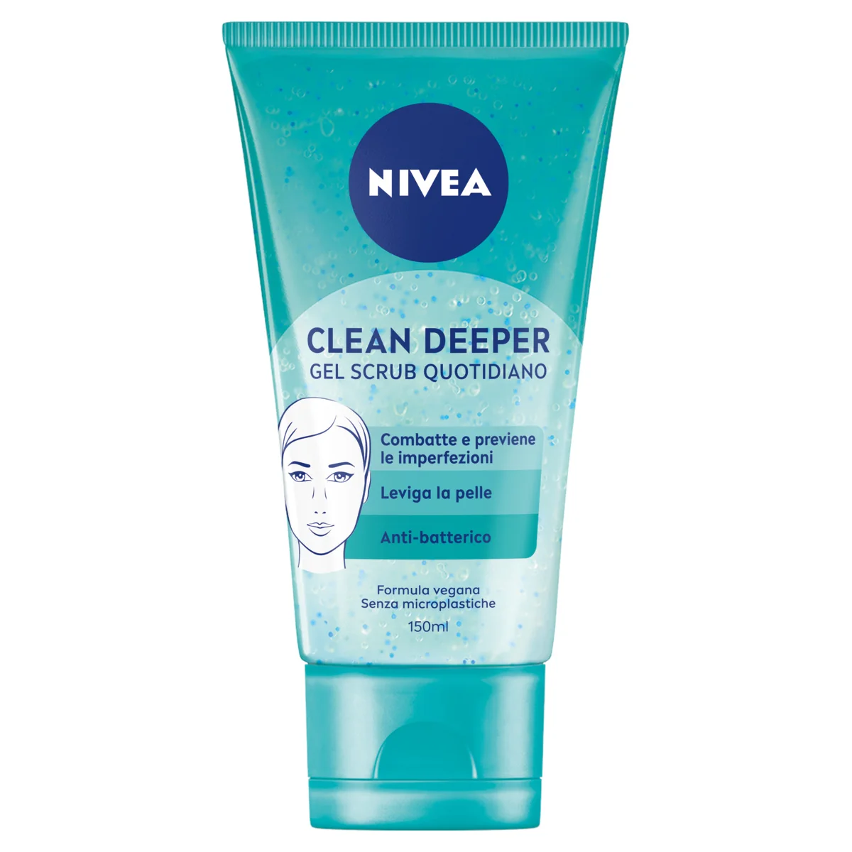 Nivea Clean Deeper Gel Scrub Pulizia Profonda