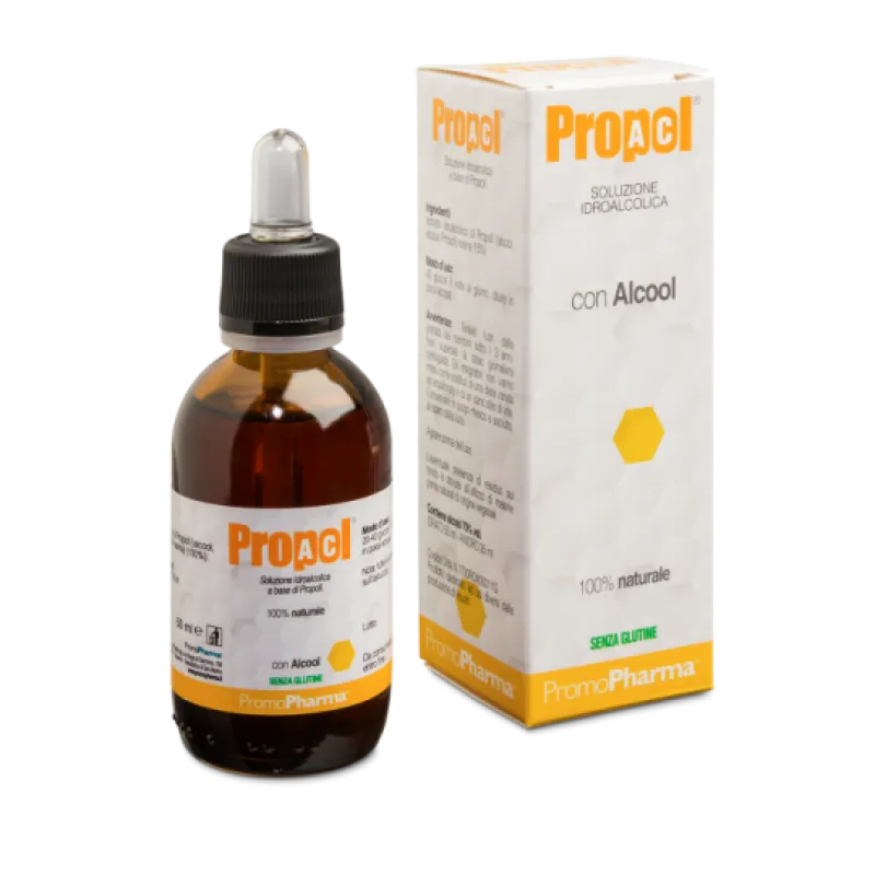 PromoPharma Propol AC Soluzione Idroalcolica 50 ml Emolliente delle Vie Respiratorie