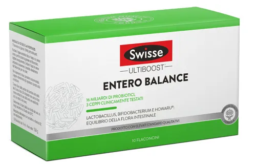 Swisse Entero Balance Liquido Integratore Probiotici 10 Flaconcini