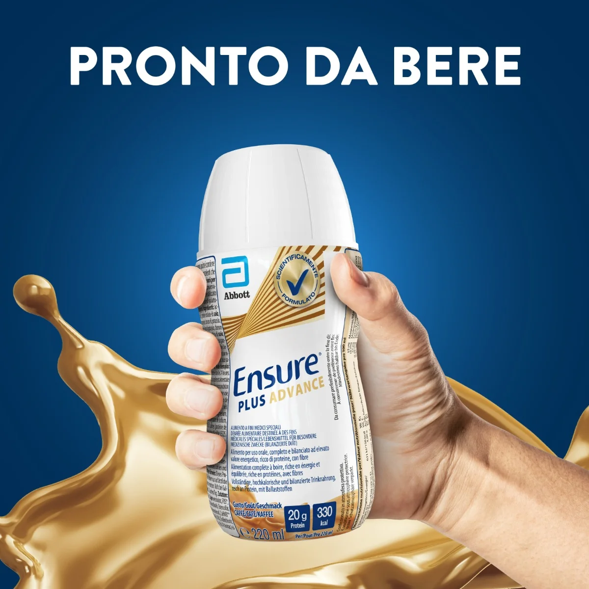 Abbott Ensure Plus Advance Caffè 4x220ml Supplemento Nutrizionale Ipercalorico