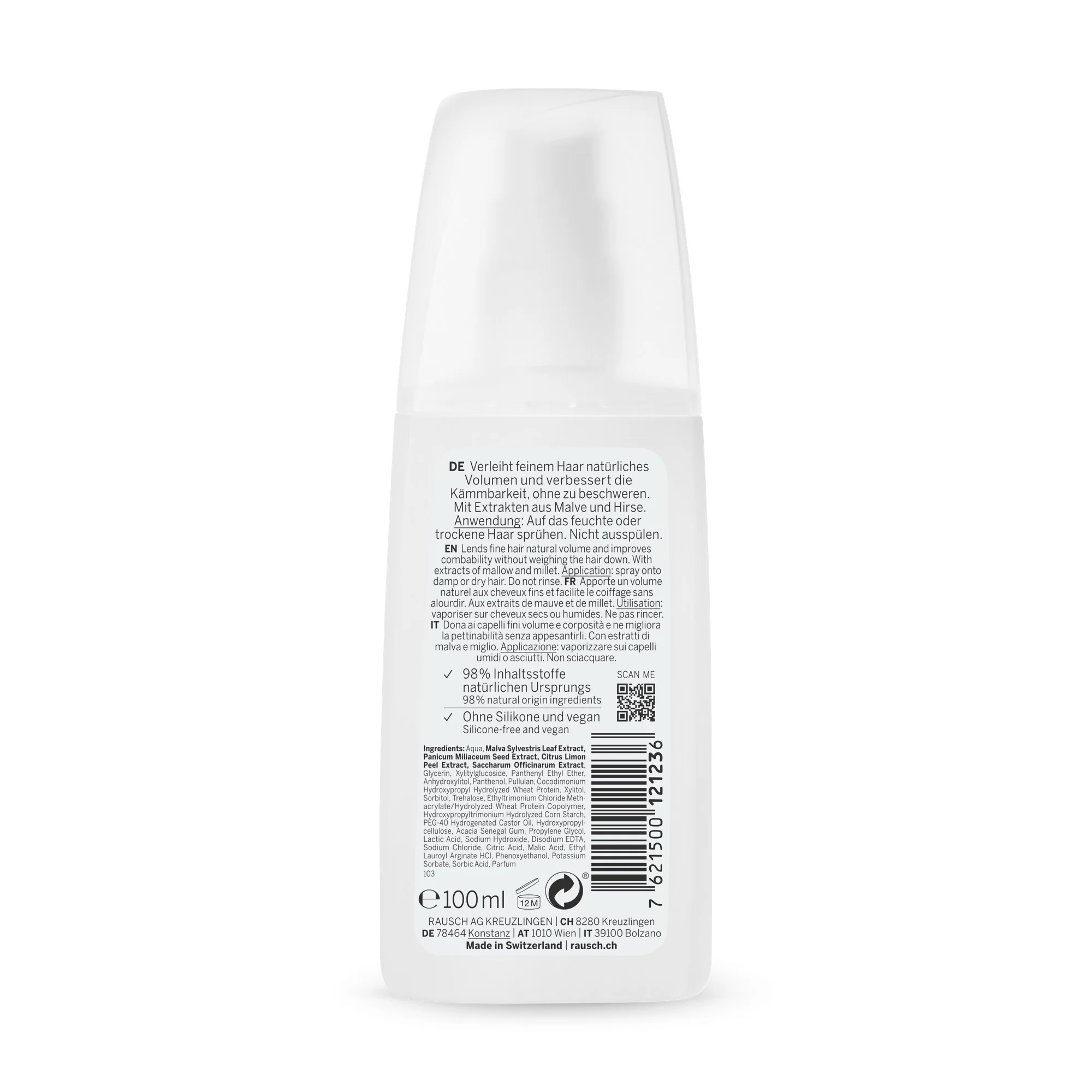 Rausch Spray Volumizzante Alla Malva 100 Ml