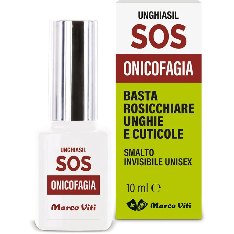 Marco Viti Unghiasil SOS Onicofagia Smalto Invisibile 10 ml Protezione Unghie