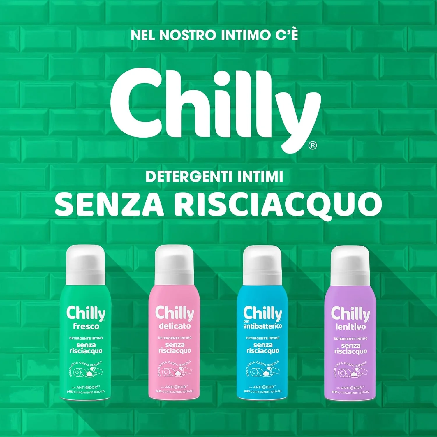 Chilly Detergente No Rinse Delicato 100 ml Emolliente e protettivo