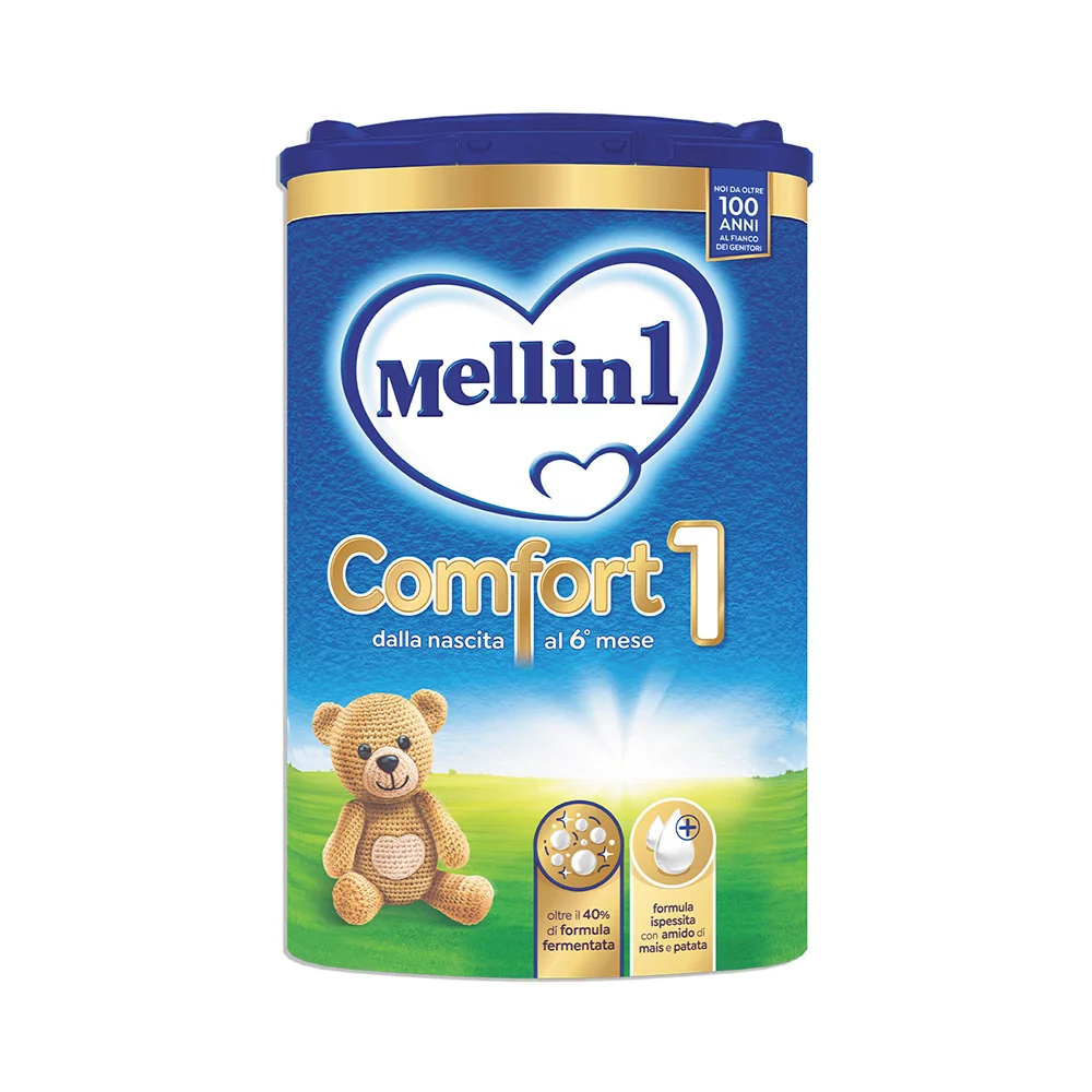 Mellin Comfort 1 Latte 800 G Alimento per Infanzia