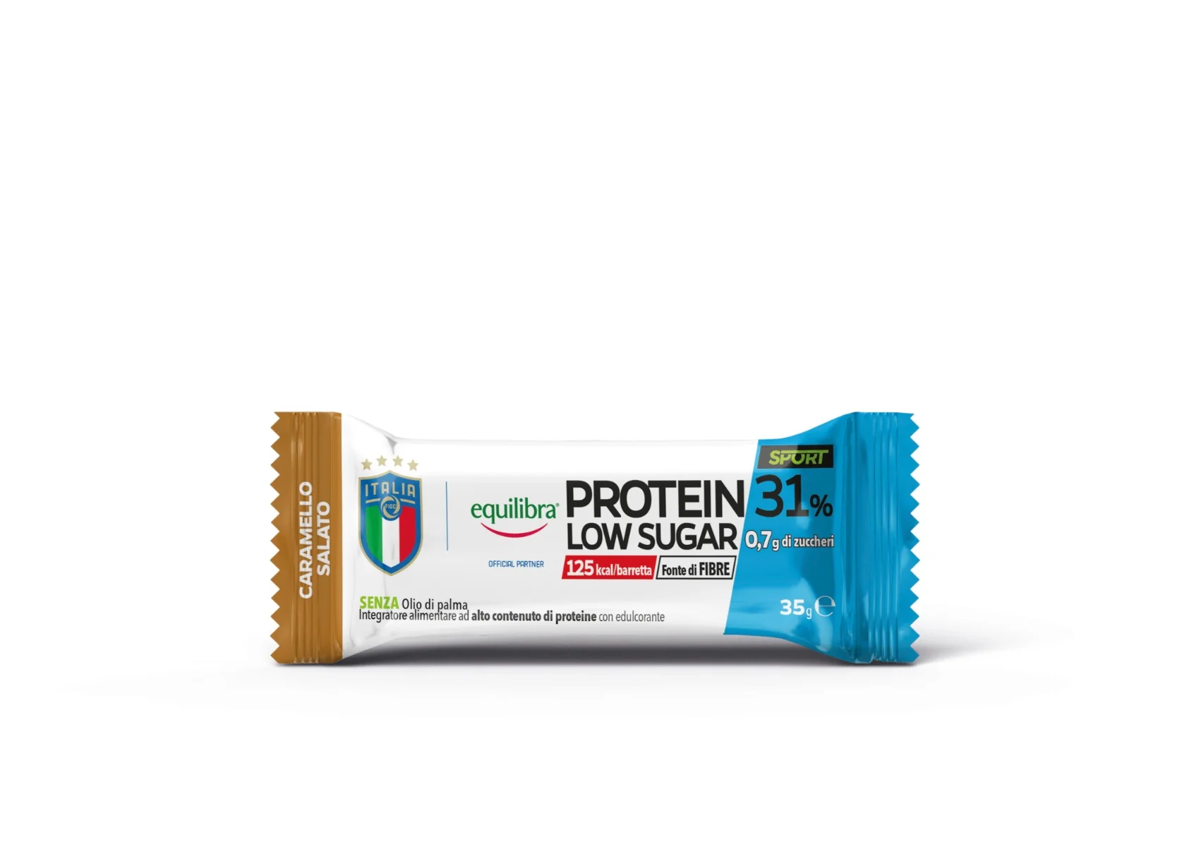 Equilibra Protein 31% Low Sugar Caramello 35 Mg Basso Contenuto di Zuccheri