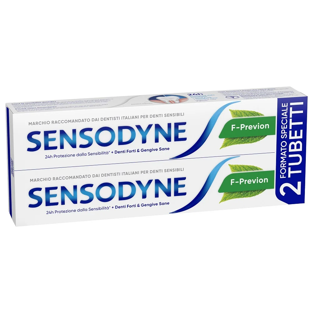 Sensodyne F Previon 2X75 Ml Aroma Menta