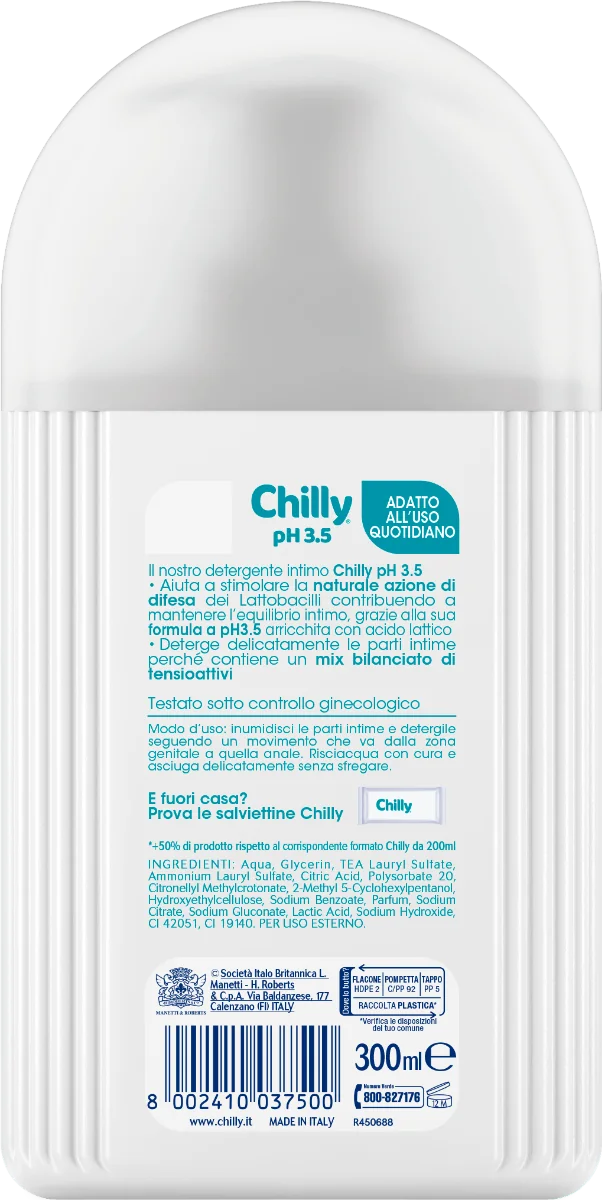 Chilly Detergente Ph 3.5 300 ml Protettivo