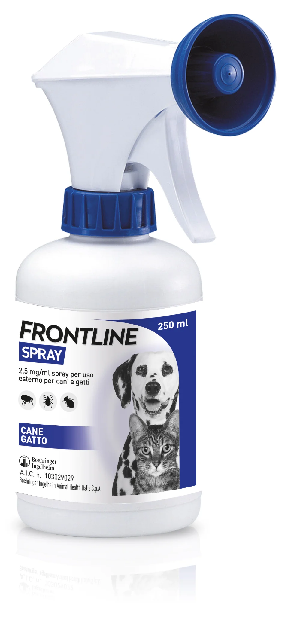 Frontline Spray Protegge Cani E Gatti Da Pulci, Zecche E Pidocchi (250Ml)